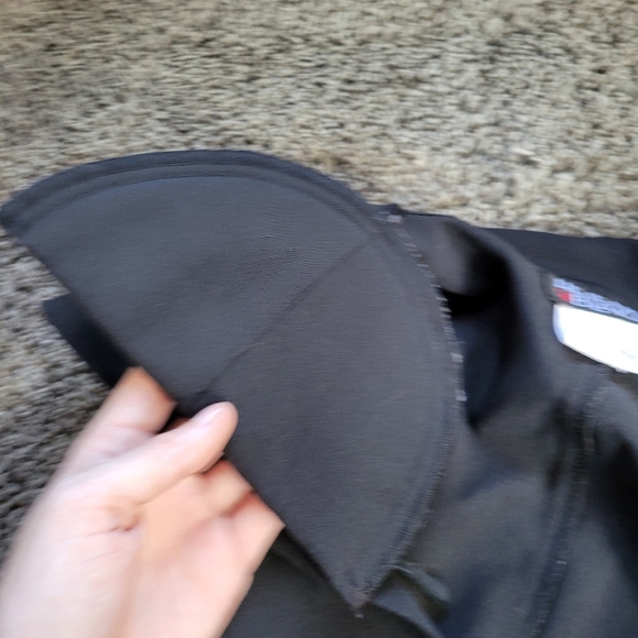 Women’s Black Helene Blake Button Blazer Jacket Shouler Pads - Size 9/10 - Picture 8 of 9